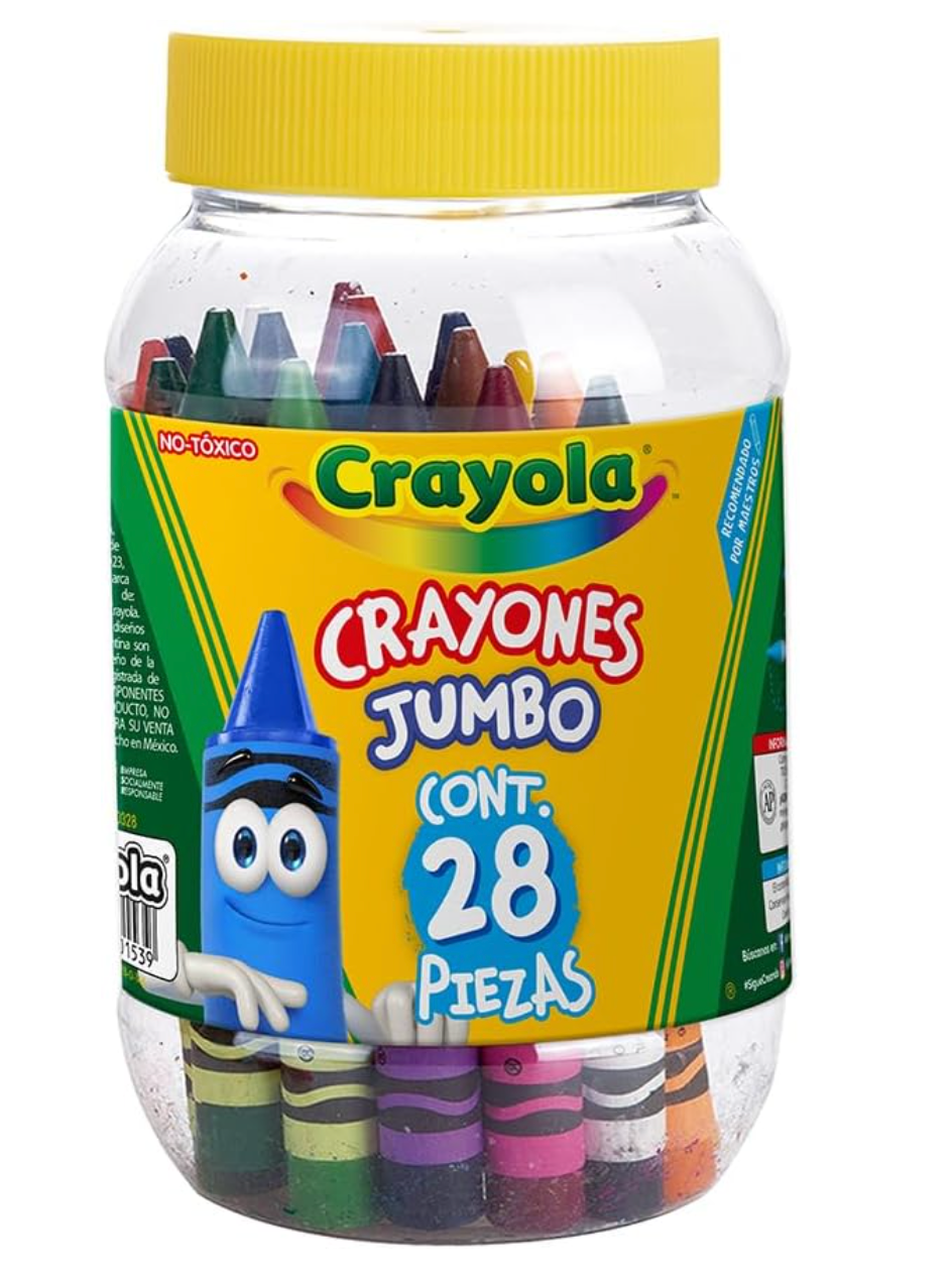 Crayola 28 Crayones Jumbo PORFYDYA