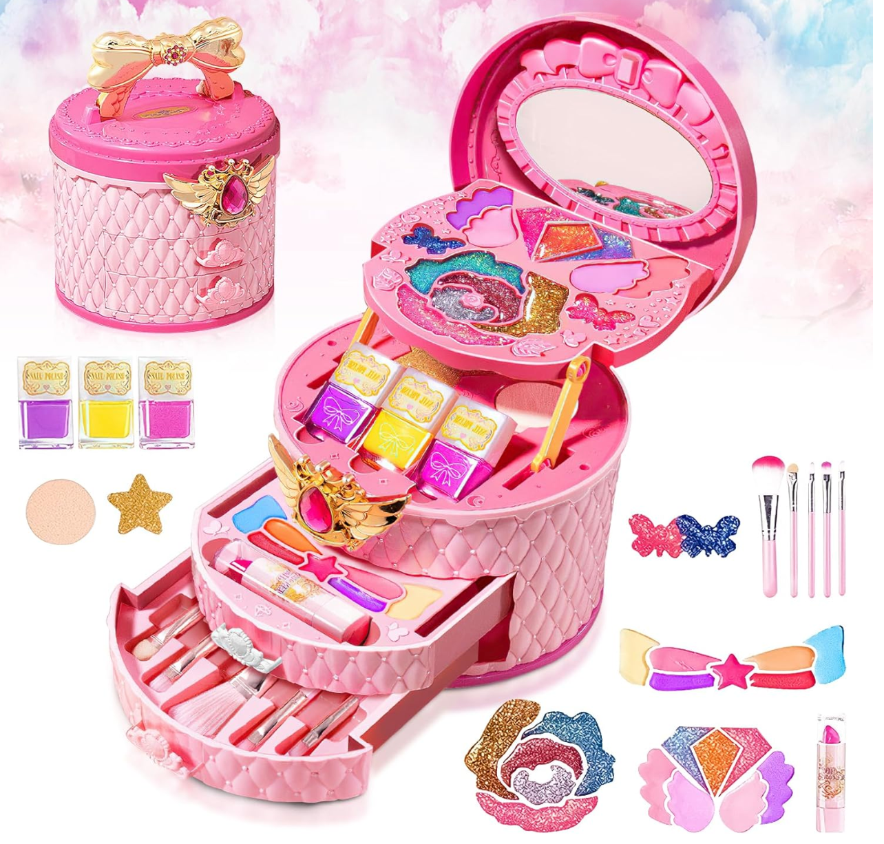 Set de Maquillaje Lavable Princesa PORFYDYA