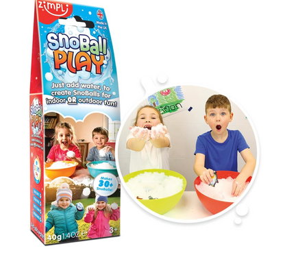 Paquete de 2 de Bola de Nieve de Zimpli Kids PORFYDYA