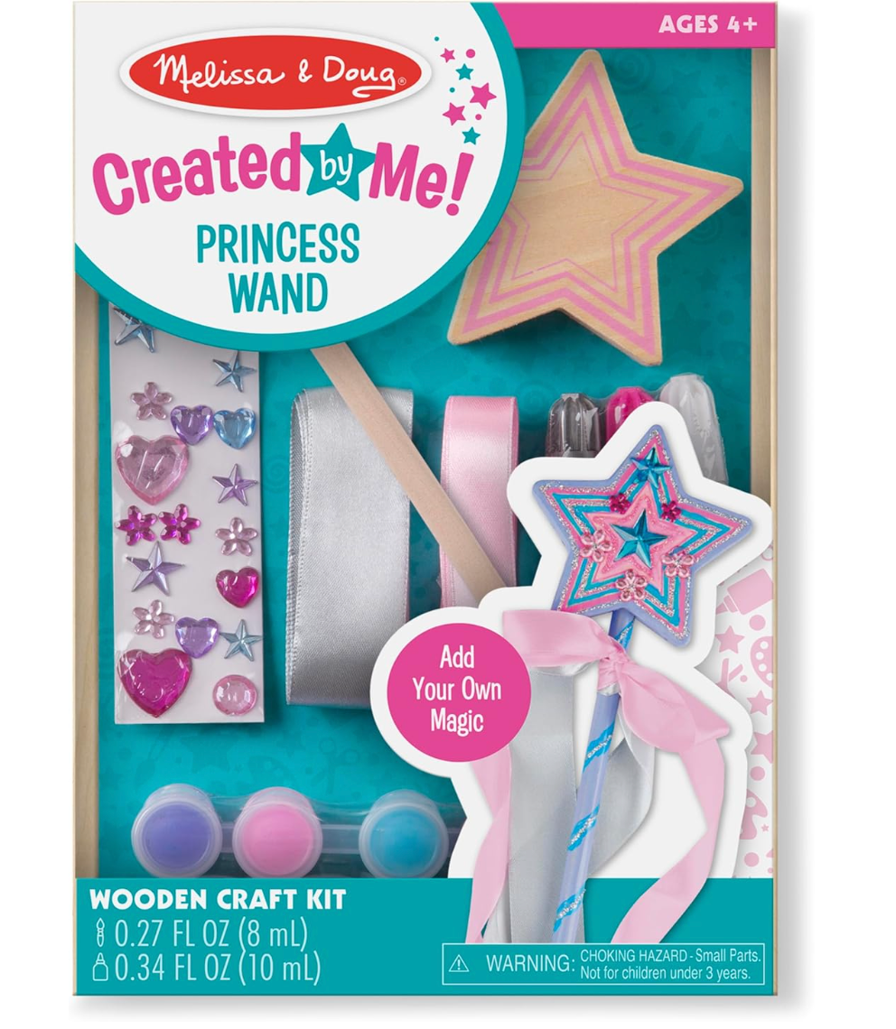 Melissa & Doug Kit Decora-tu-Propia Varita de Princesa PORFYDYA