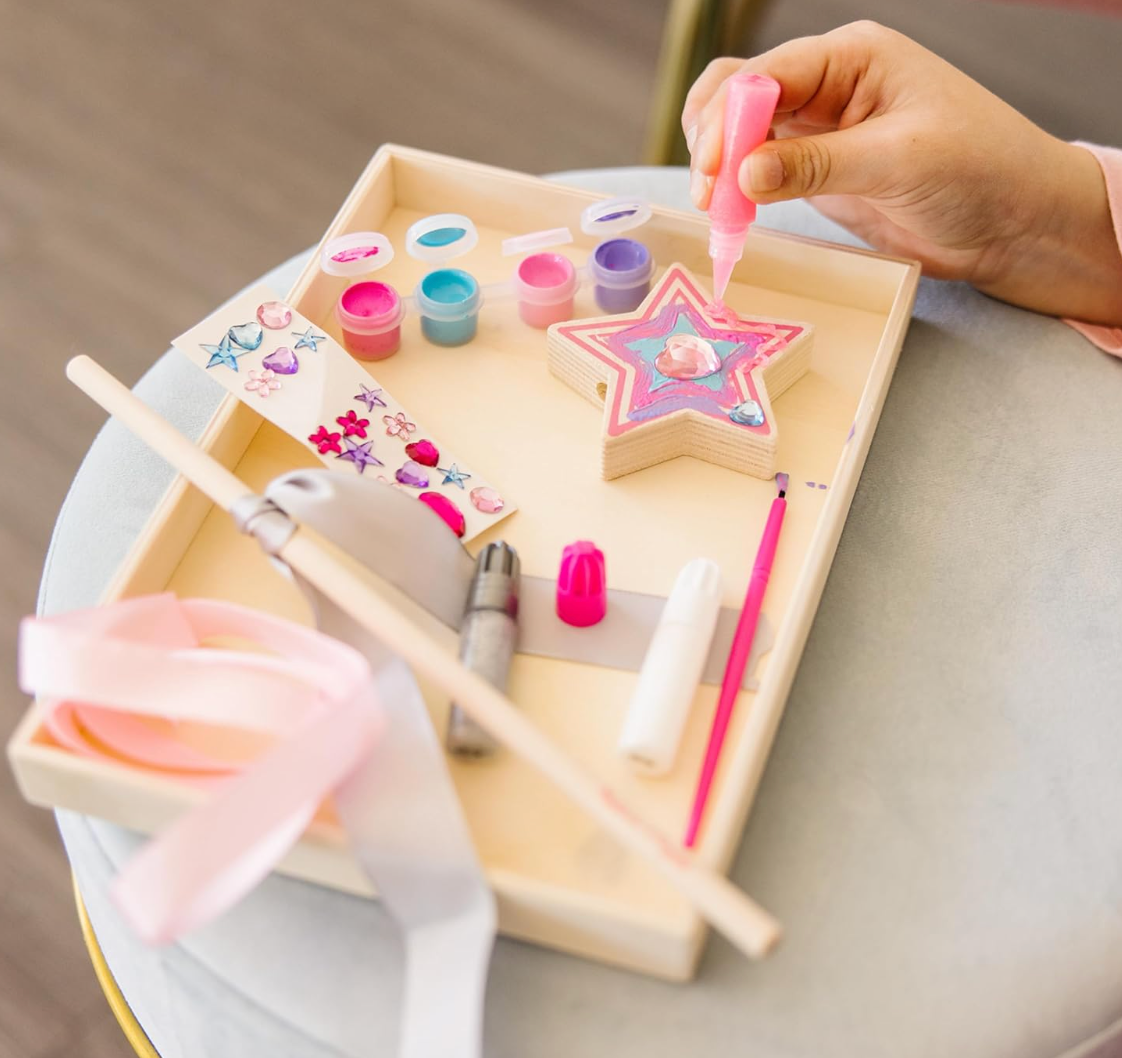 Melissa & Doug Kit Decora-tu-Propia Varita de Princesa PORFYDYA