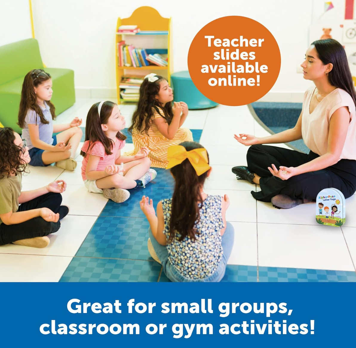 Learning Resources - Letra Alfa-Pose, Yoga para niños PORFYDYA