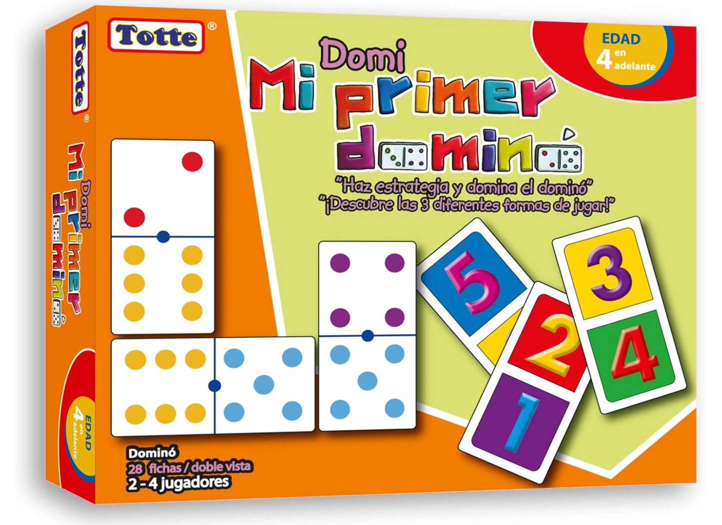 Totte Dominó Educativo 28 Fichas PORFYDYA