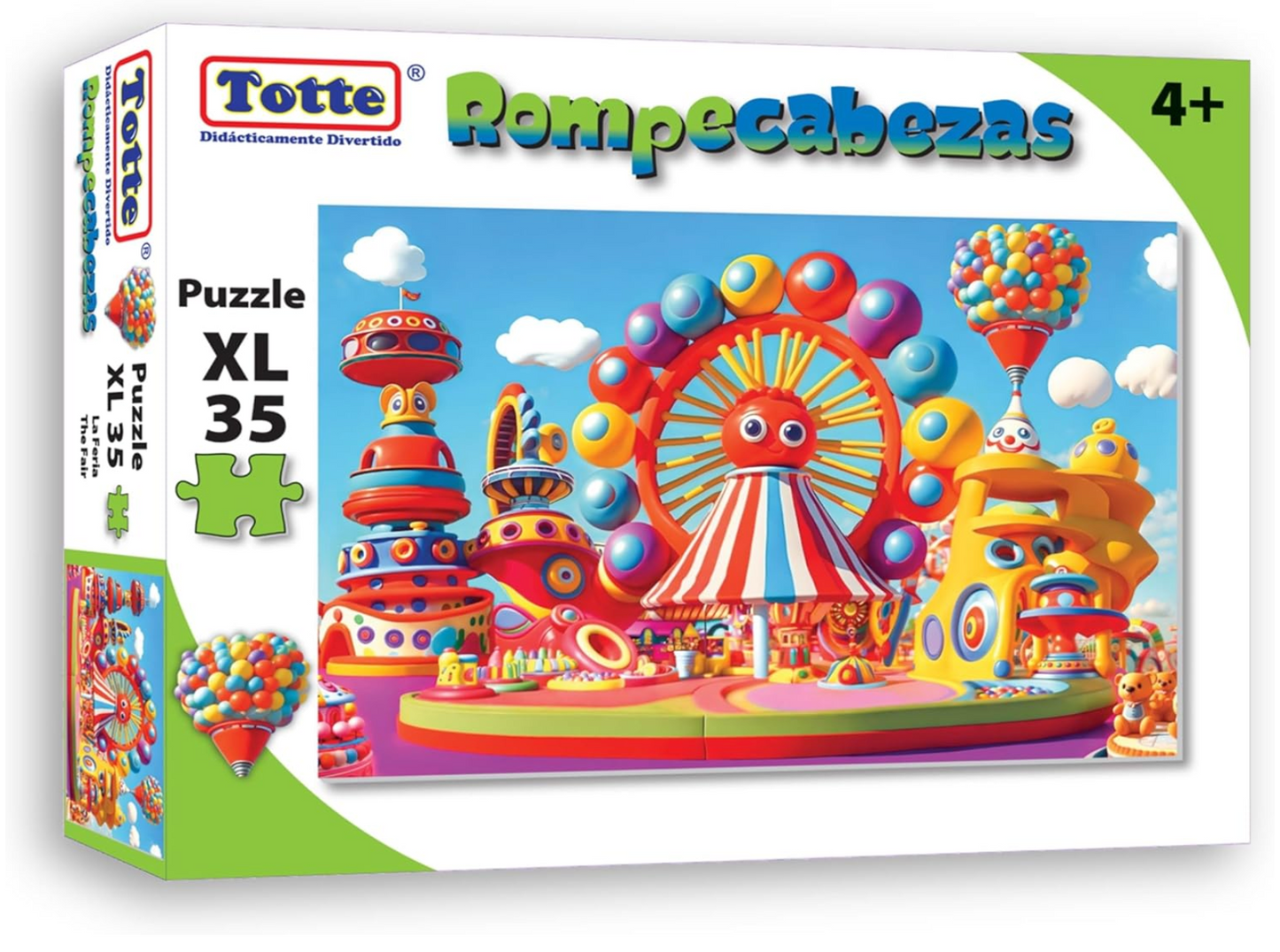 Totte Rompecabezas 35 Piezas XXL  PORFYDYA