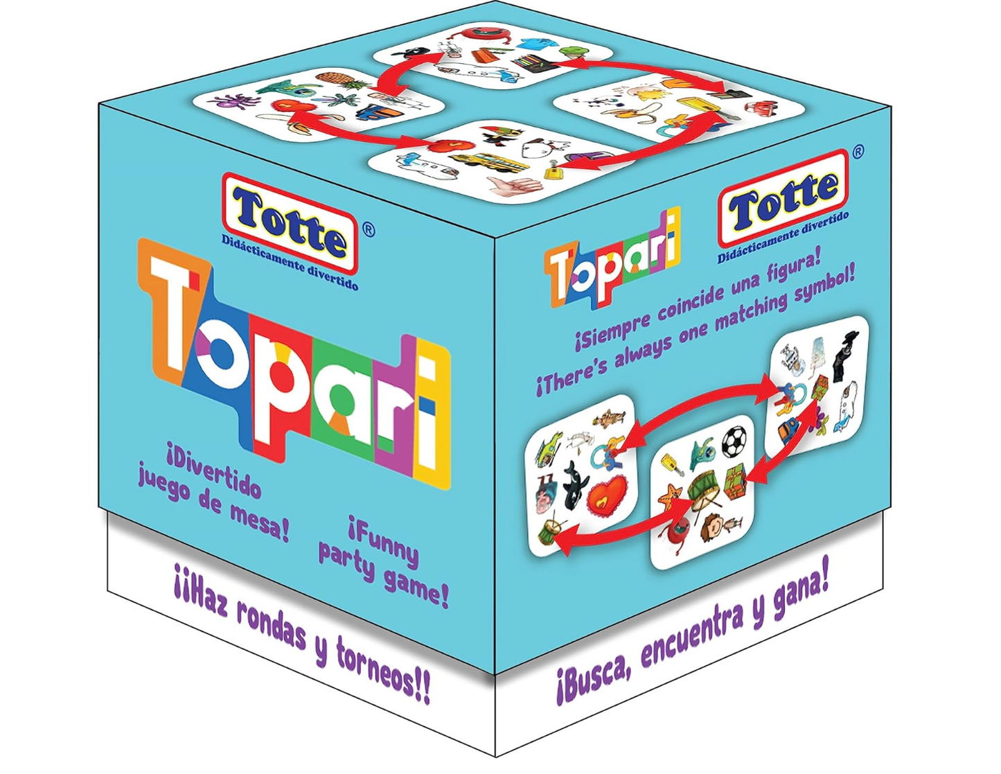 Totte Topari Juego de Cartas PORFYDYA