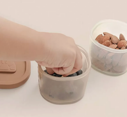Set de 4 Recipientes para Alimentos de Silicon CHIKY NYNO
