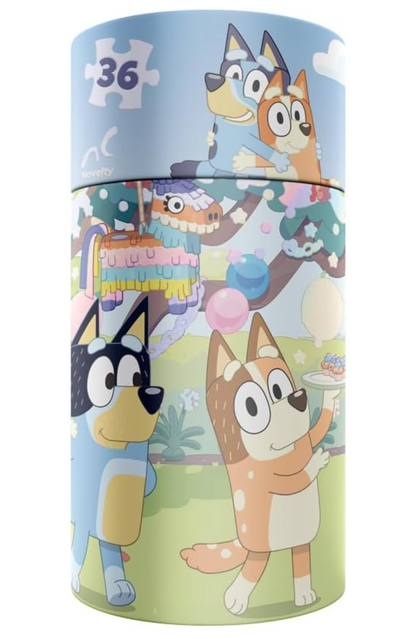 Rompecabezas Infantil  Bluey 60 Piezas, Cilindro PORFYDYA