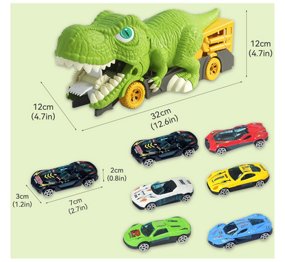 Coches de Juguete de Dinosaurios para niños,7 En 1 PORFYDYA
