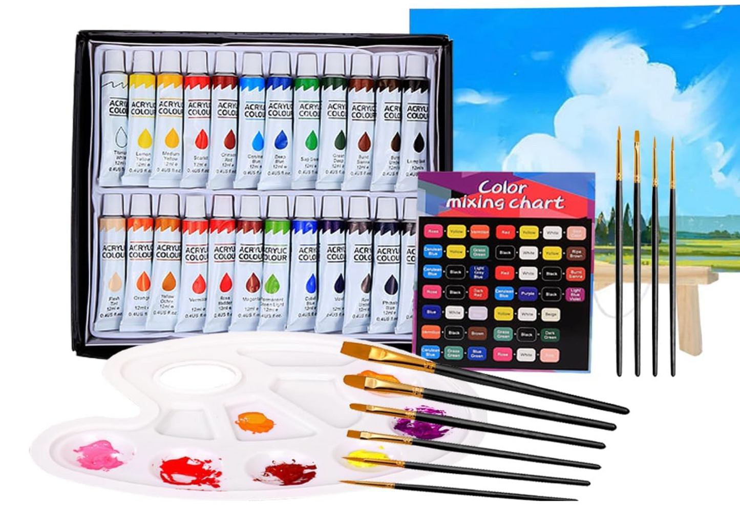 Sebami Set de Pintura Al Óleo PORFYDYA