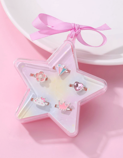 Estrella Princesa con Anillos  PORFYDYA