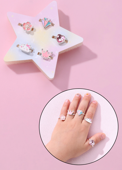 Estrella Princesa con Anillos  PORFYDYA