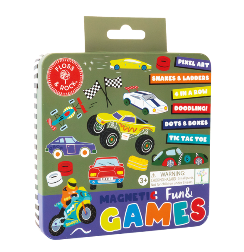 Lata magnética de diversión y juegos – Coches PORFYDYA