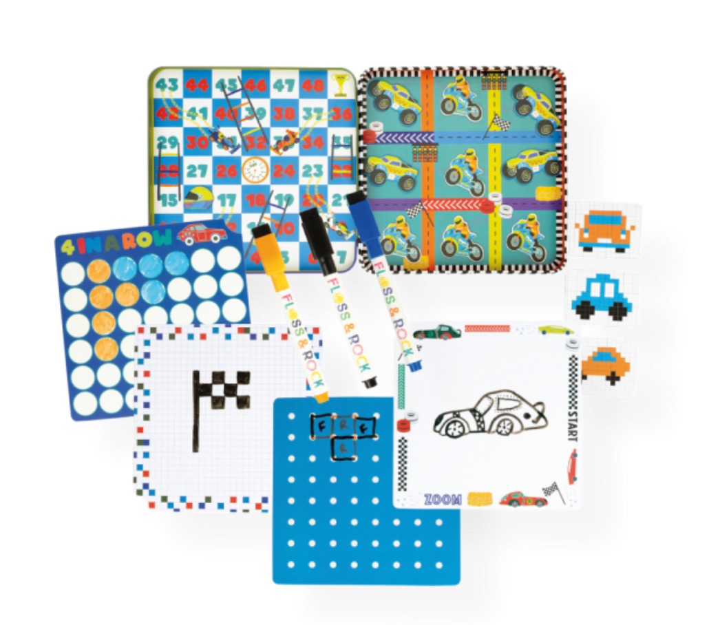 Lata magnética de diversión y juegos – Coches PORFYDYA