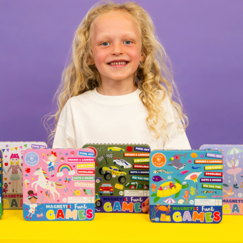 Lata magnética de diversión y juegos – Coches PORFYDYA
