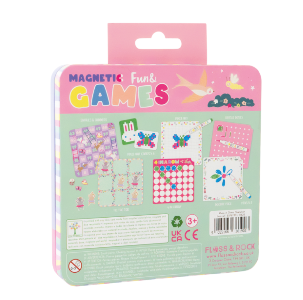 Lata magnética de diversión y juegos – Encantada PORFYDYA