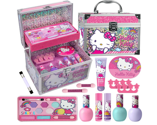 Estuche de Maquillaje Infantil con Diseño Hello Kitty