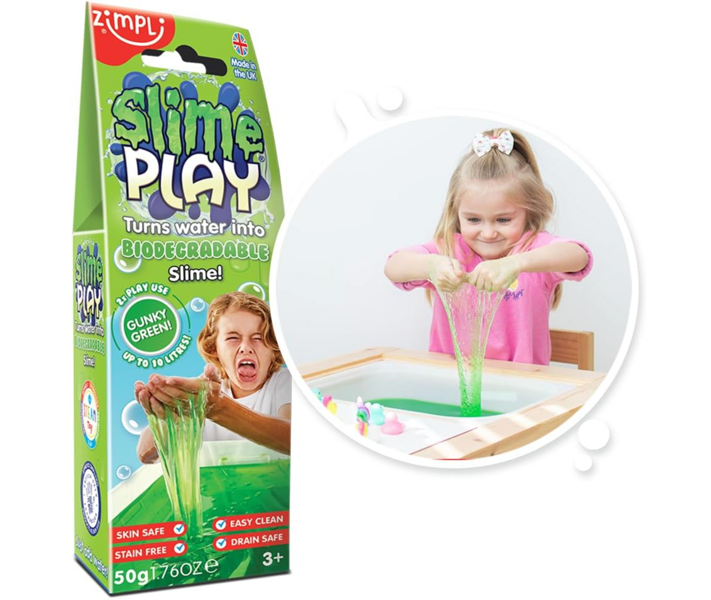 Juego de Limo Verde de Zimpli Kids