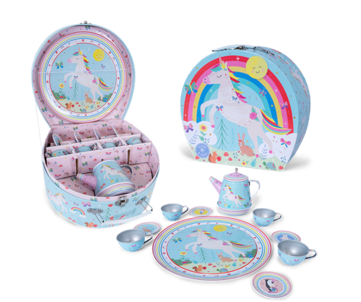 Juego de Té 11 Piezas, Hadas & Arcoíris