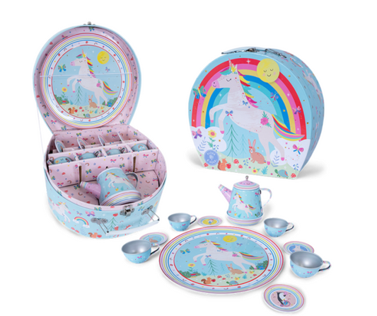 Juego de Té 11 Piezas, Hadas & Arcoíris