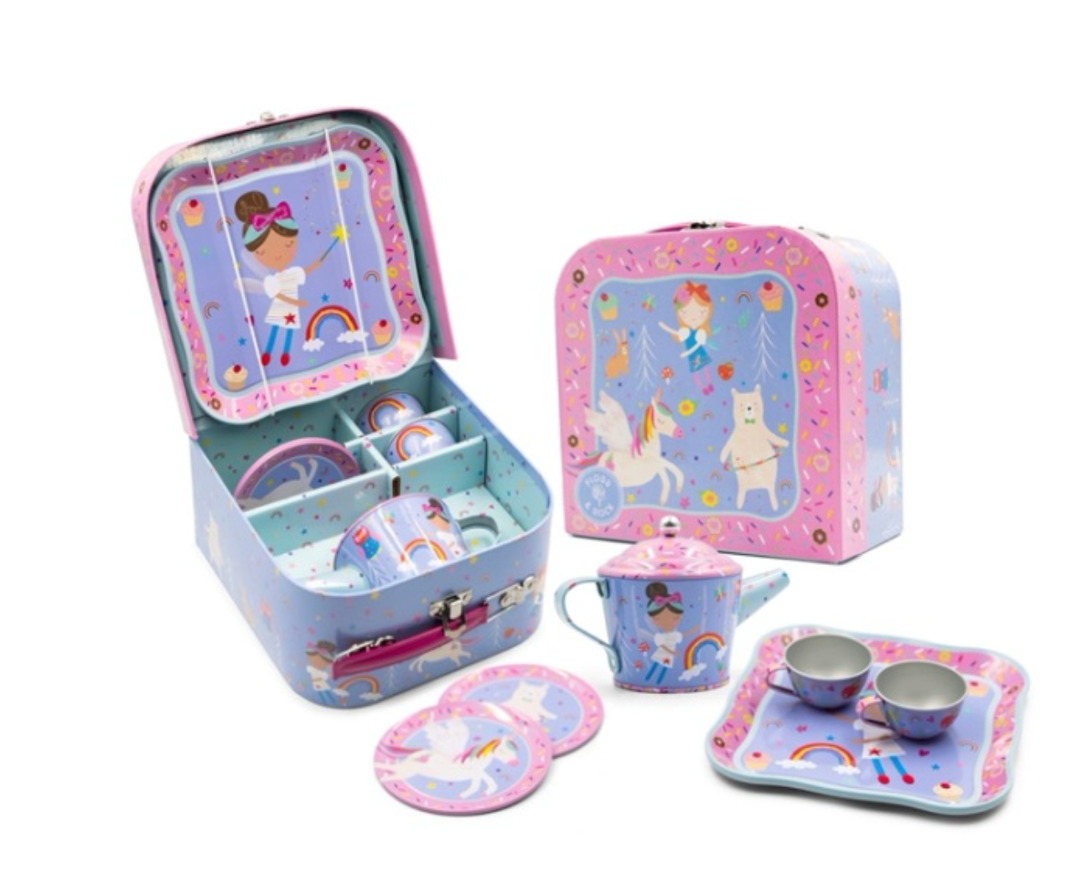 Juego de Té Hadas, 7 Piezas