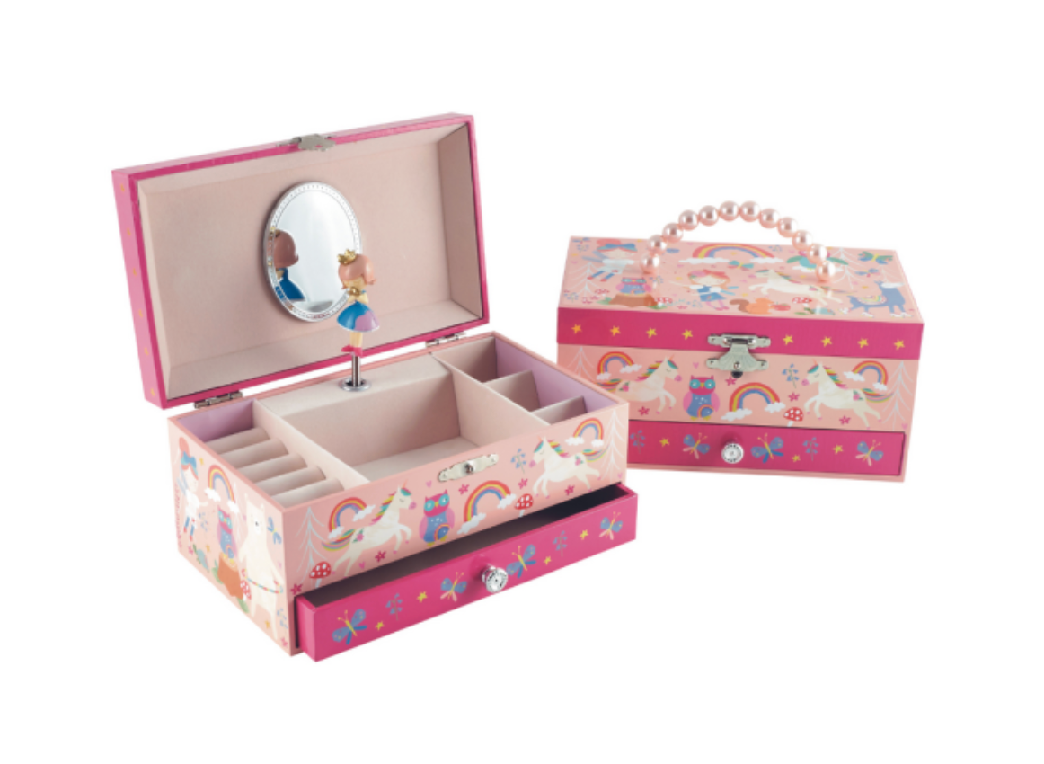 Joyero Musical con Cajón – Hadas & Arcoíris