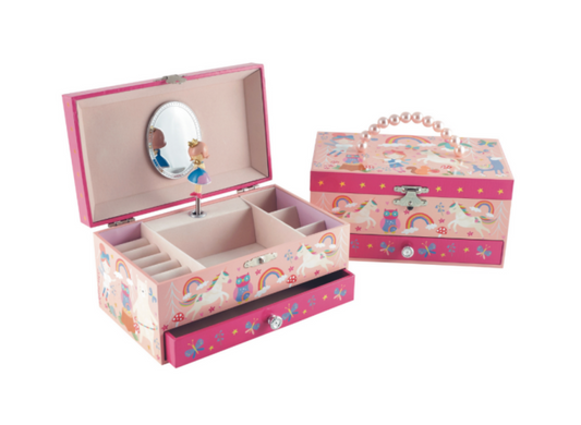 Joyero Musical con Cajón – Hadas & Arcoíris