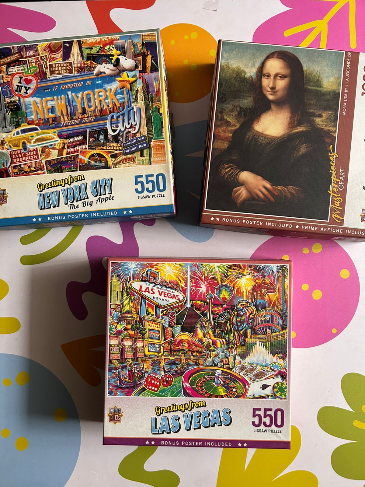 Rompecabezas 550 Y 1000 Piezas CHIKY MARKET