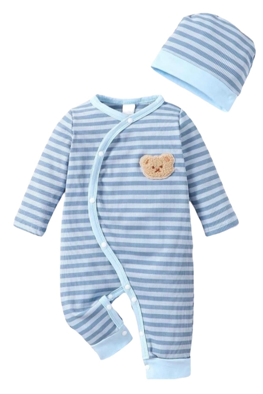 Mono Bebe Rayas Azul CHIKY NYNO