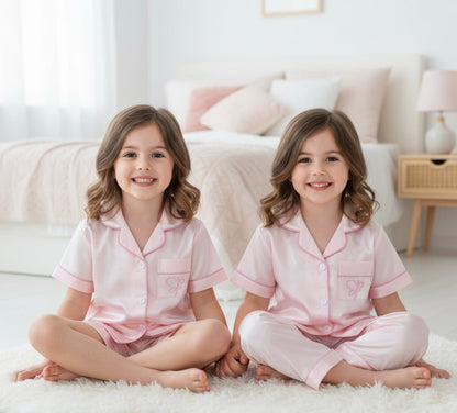 PIjama de Niña Tres Piezas Mariposas Rosa CHIKY NYNO