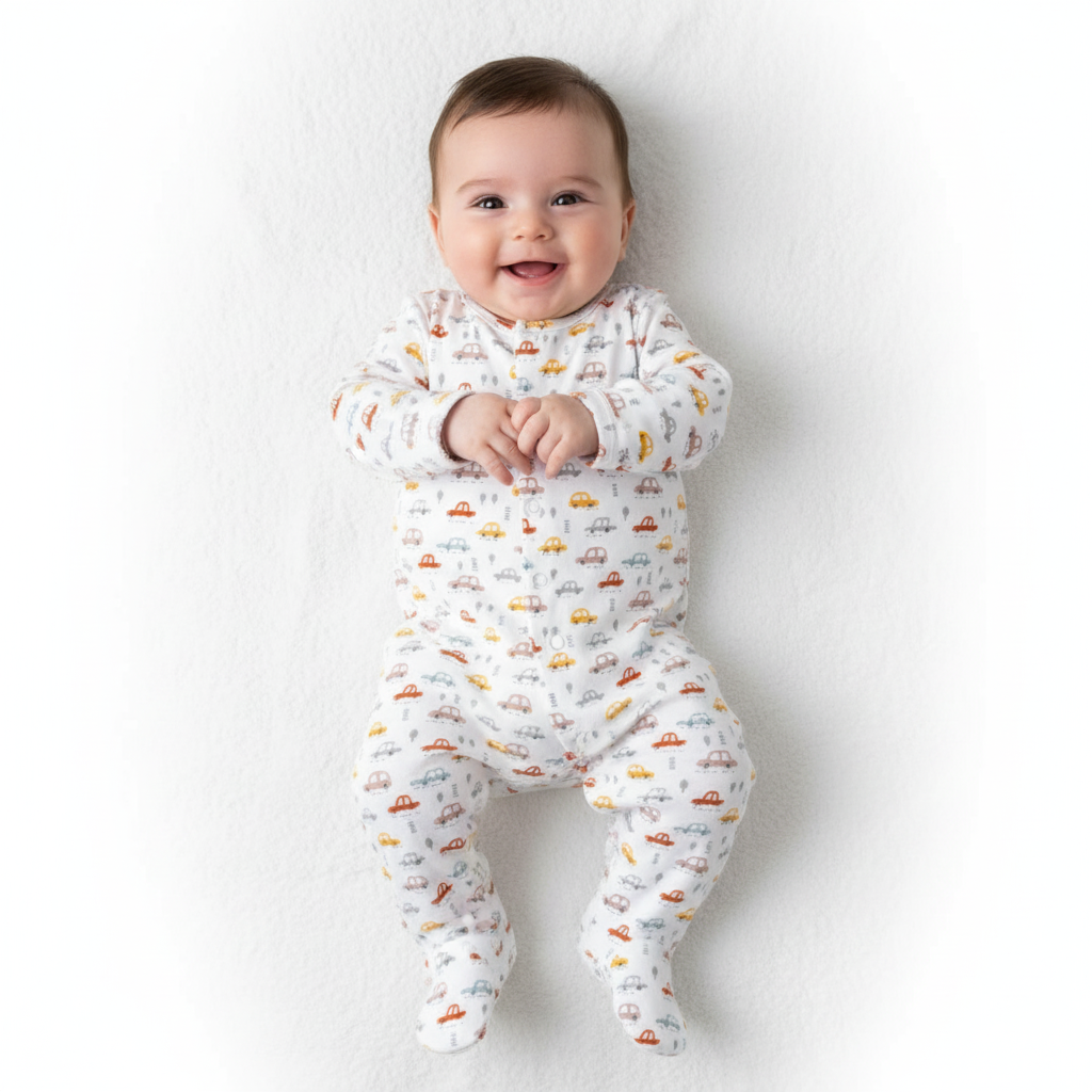 Mameluco con Iman Carritos CHIKY NYNO