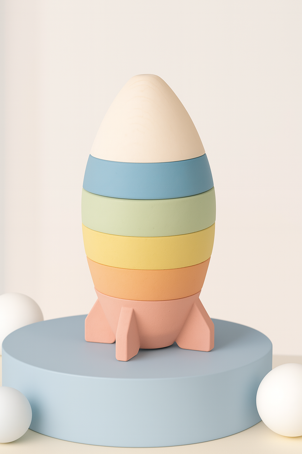 Cohete Cognitivo Colores Pastel  Silicon PORFYDYA