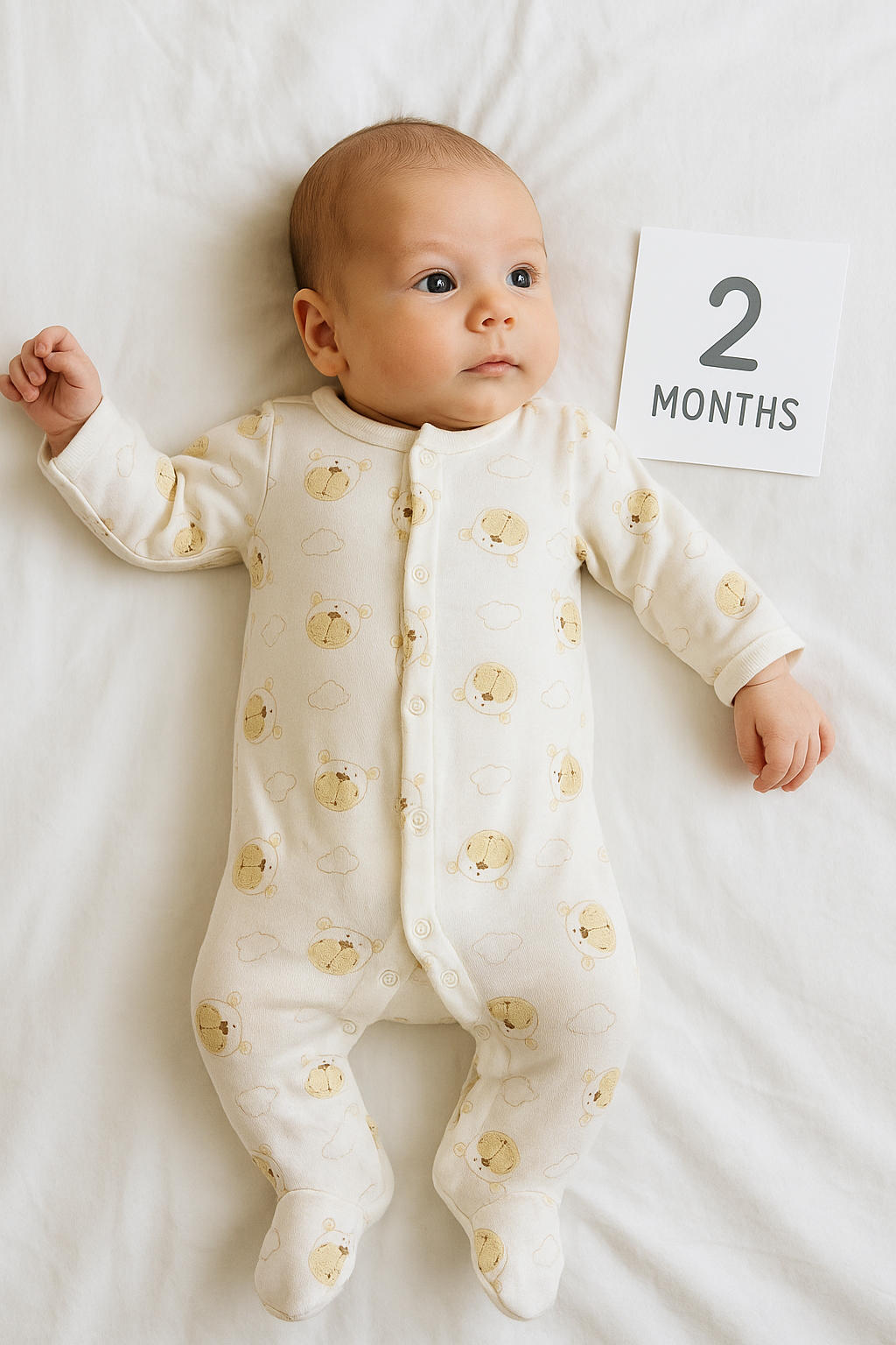 Mameluco Ositos Blancos CHIKY NYNO