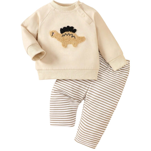 Conjunto Dino con Pantalon Rayado CHIKY NYNO