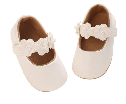 Zapato Niña Florecitas Blanco CHIKY NYNO