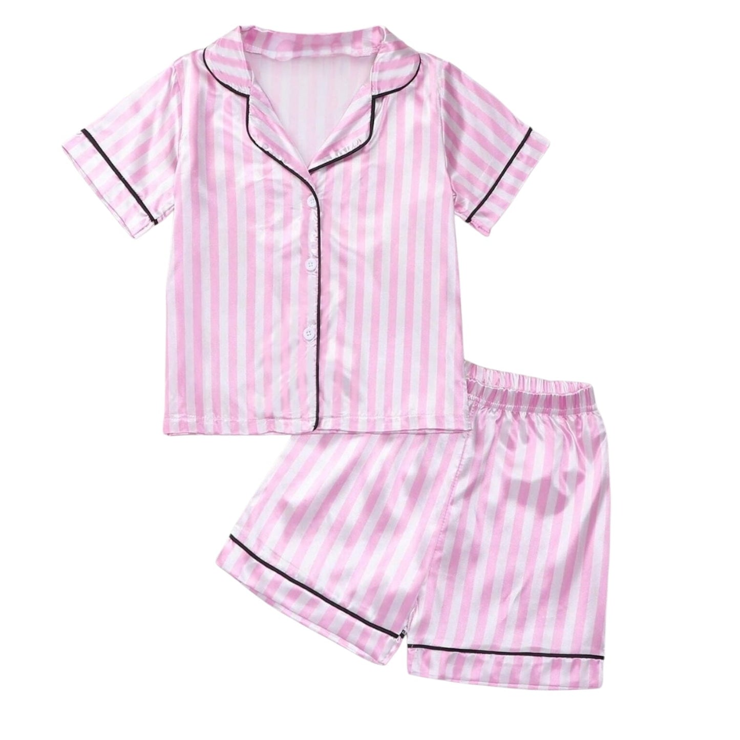 Pijama de Niña Rayas Rosas CHIKY NYNO