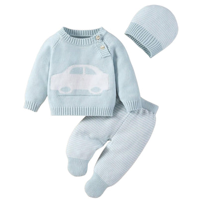 Conjunto Bebe Carrito con Gorro