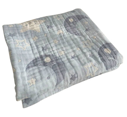 Manta Muselina 5 Capas Luna Doble Vista  CHIKY NYNO