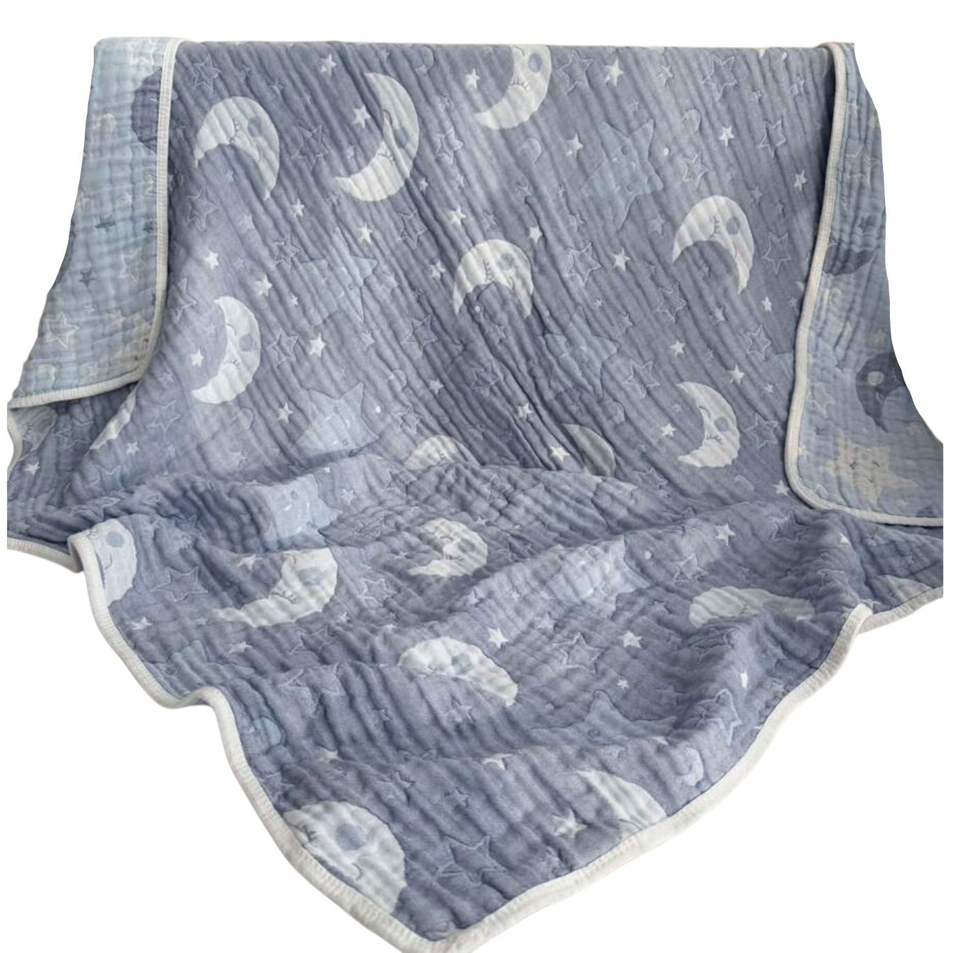 Manta Muselina 5 Capas Luna Doble Vista  CHIKY NYNO