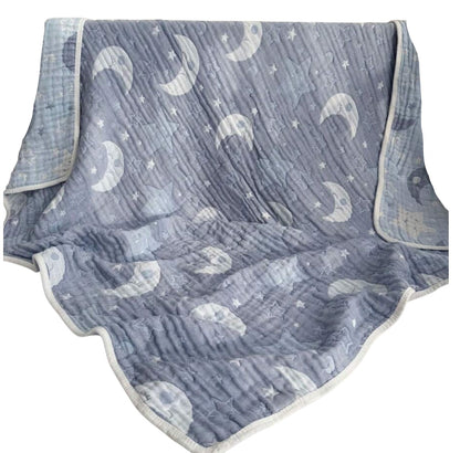 Manta Muselina 5 Capas Luna Doble Vista  CHIKY NYNO