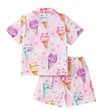 Pijama Nieve y Gatitos CHIKY NYNO