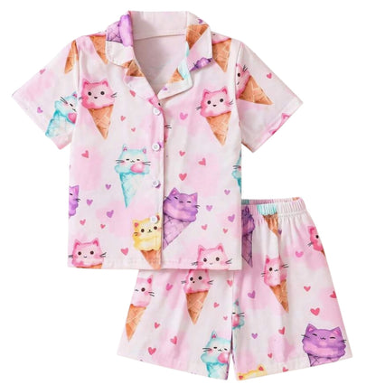 Pijama Nieve y Gatitos CHIKY NYNO