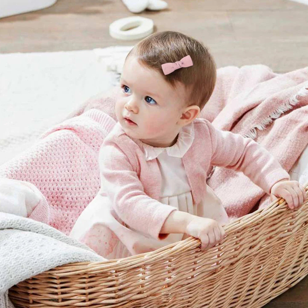 Set 2 Hair Clips mini Pinza de Lino Jara