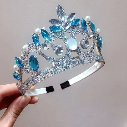 Corona Frozen y Varita  con Piedras PORFYDYA