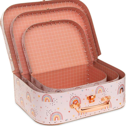 Rainbow Suitcases Pinks PORFYDYA