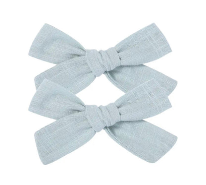 Par Hair Clip Lazado Delgado Mediano