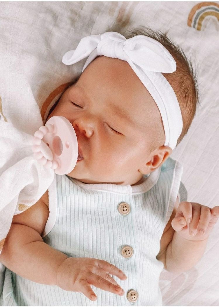 Head Band Delgada Algodón Con Nudo