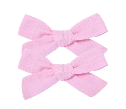 Par Hair Clip Lazado Delgado Mediano